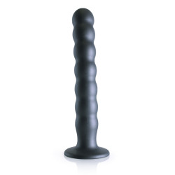 Ouch! Plug Beaded G-Spot L 20.5 x 3.2cm Gris